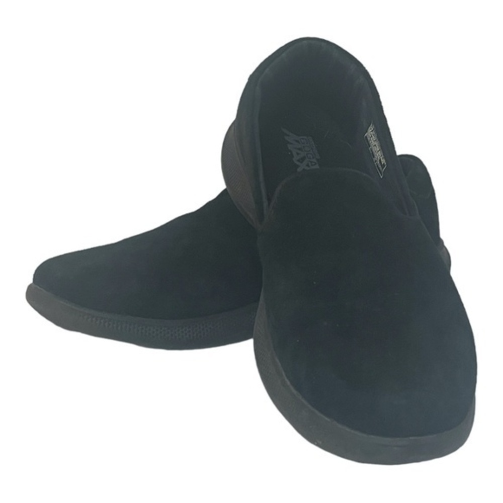Skechers Womens GoGA Max Suede Loafers Black Go Step Lite Size 8